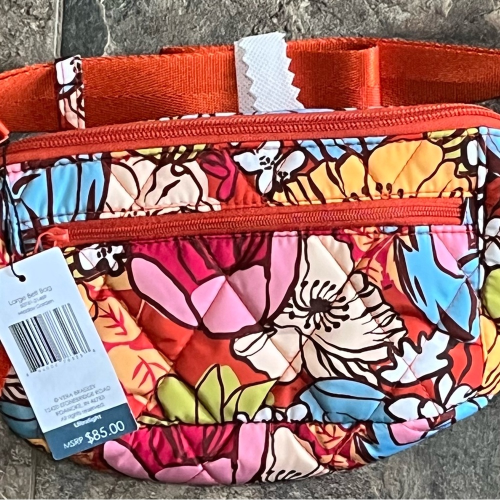 NWT Vera Bradley Floral Quilted Women's Crossbody Bag